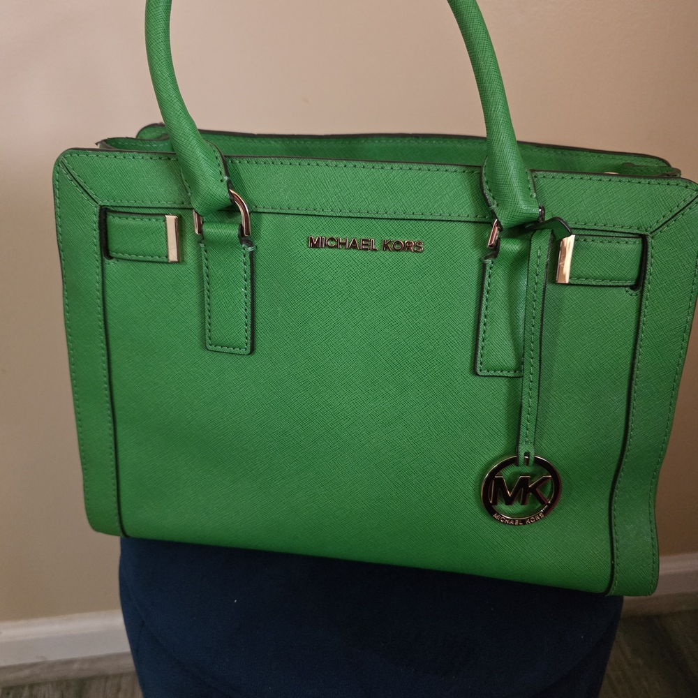 Michael Kors Green Handbag